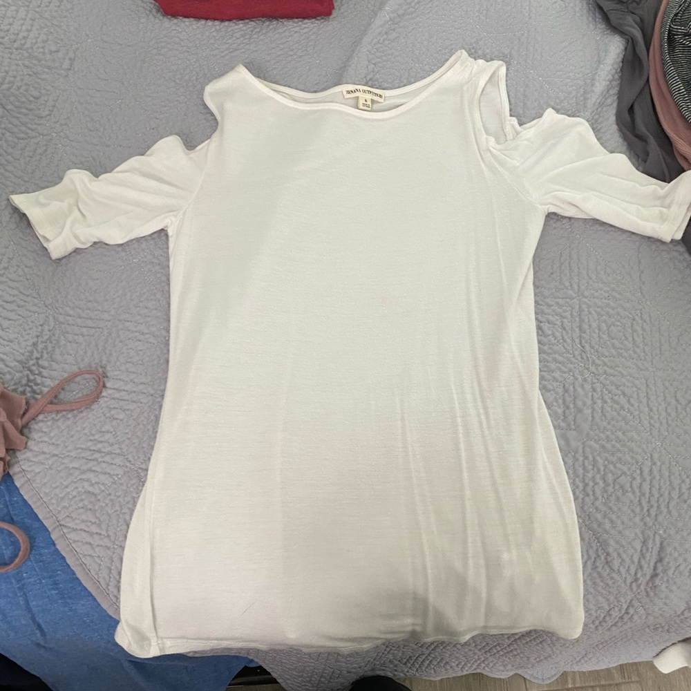 Cold shoulder blouse